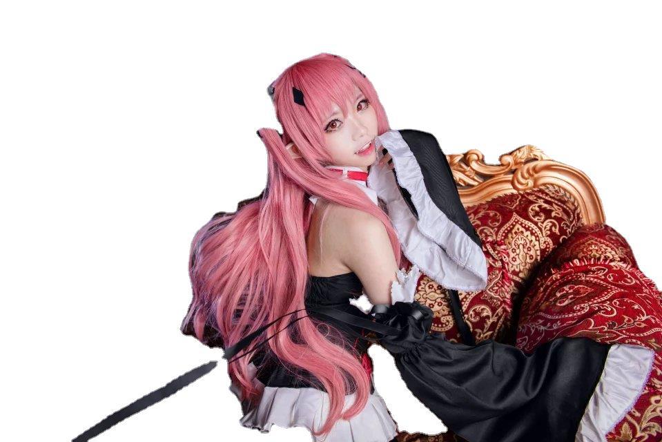 The end of the AliExpress of the Blazing Angel Witch vampire krutzepsi cosplay set a generation of hair