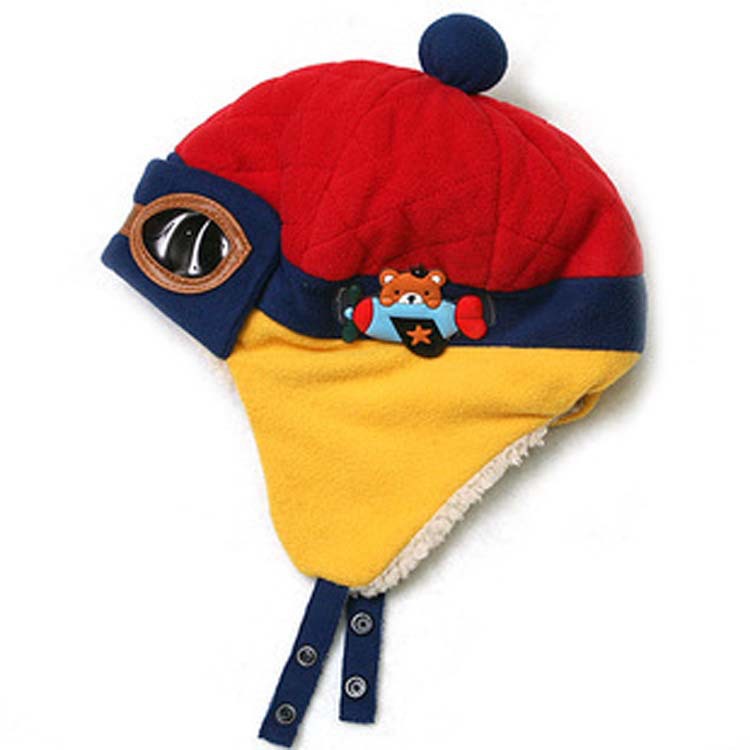 Korean style autumn and winter baby ear protection hat Lei Feng hat cute baby Autumn and Winter children warm thickened hat