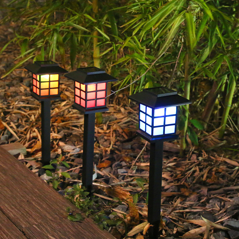 屋外防雨ソーラーled芝生ライト小さな家ライトミニソーラーライト小さな宮ライト庭ガーデンライト|undefined