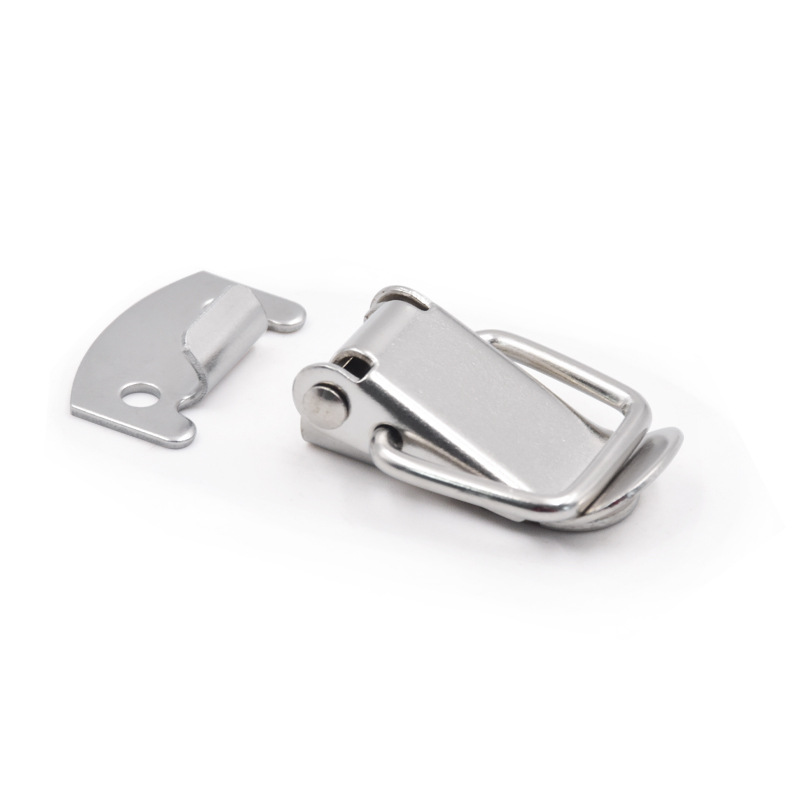 H007 luggage buckle lock wooden box universal buckle stainless steel duckbill spring buckle spring buckle toolbox