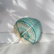 New bamboo fan-green 30x38cm