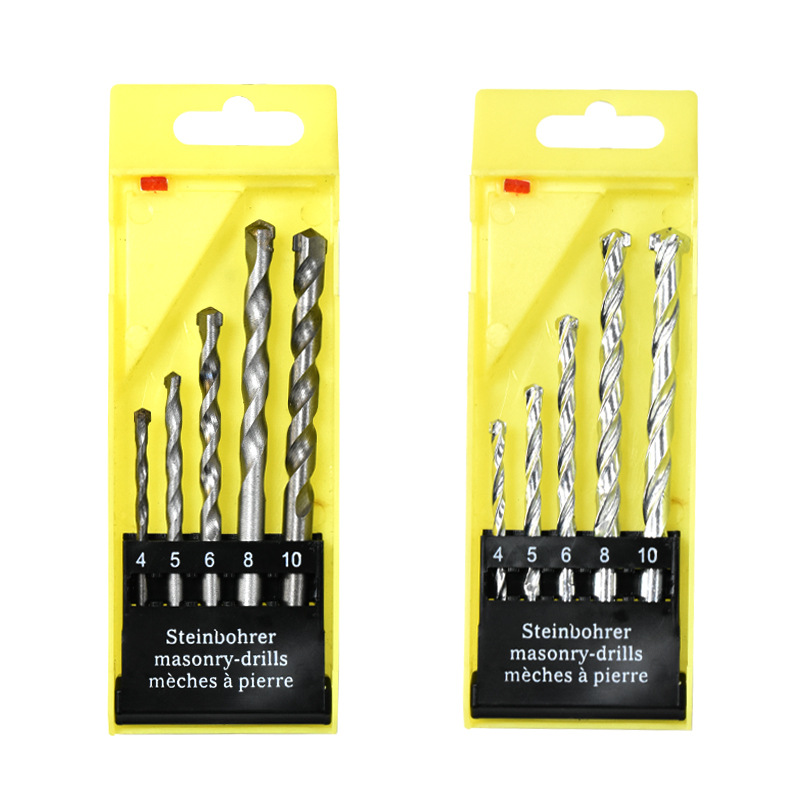 Round shank construction drill bit concrete wall drilling tool cement percussion drill set multi-functional alloy drill bit