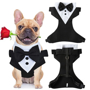 Amazon new pet leash anti-break Velcro dog chest strap suit dress manufacturers wholesale