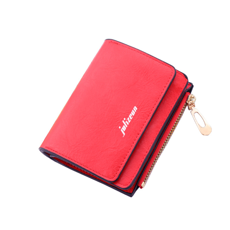 Women's Wallet Women's Short Niche Design Tri-fold Wallet Multi-card Holder Women's Tri-fold Wallet Simple Student