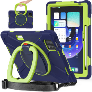 Suitable for Xiaomi Tablet 6 Protective Case Silicone Belt Bracket Shoulder Strap Mi Pad6 Pro Full Coverage Xiaomi 5 Anti-drop Case