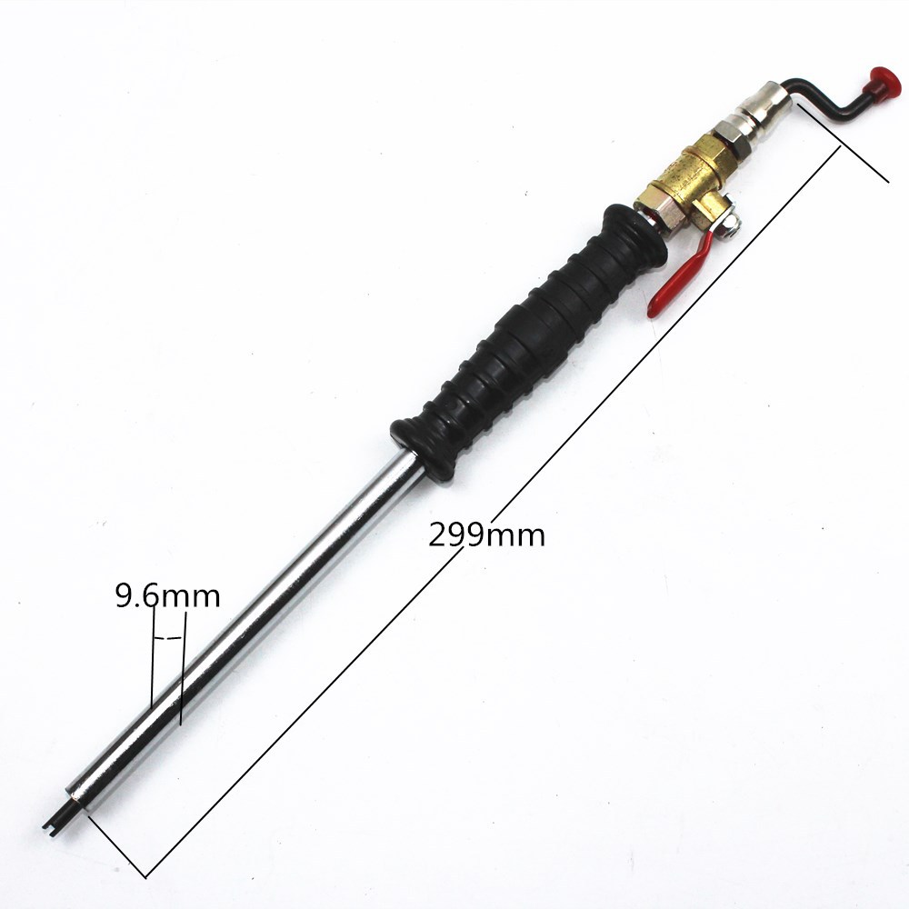 Tire Quick Inflation Rod Inflation Head Tire Inflation Tool Trolley with Meter Tire Quick Inflation Rod
