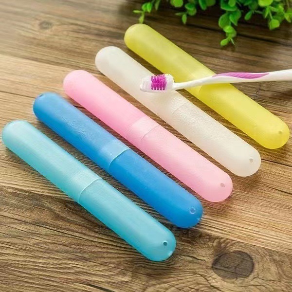 Portable Toothbrush Cover Toothbrush Box Toothbrush Storage Box Toothbrush Barrel Wash Box Travel Creative Simple