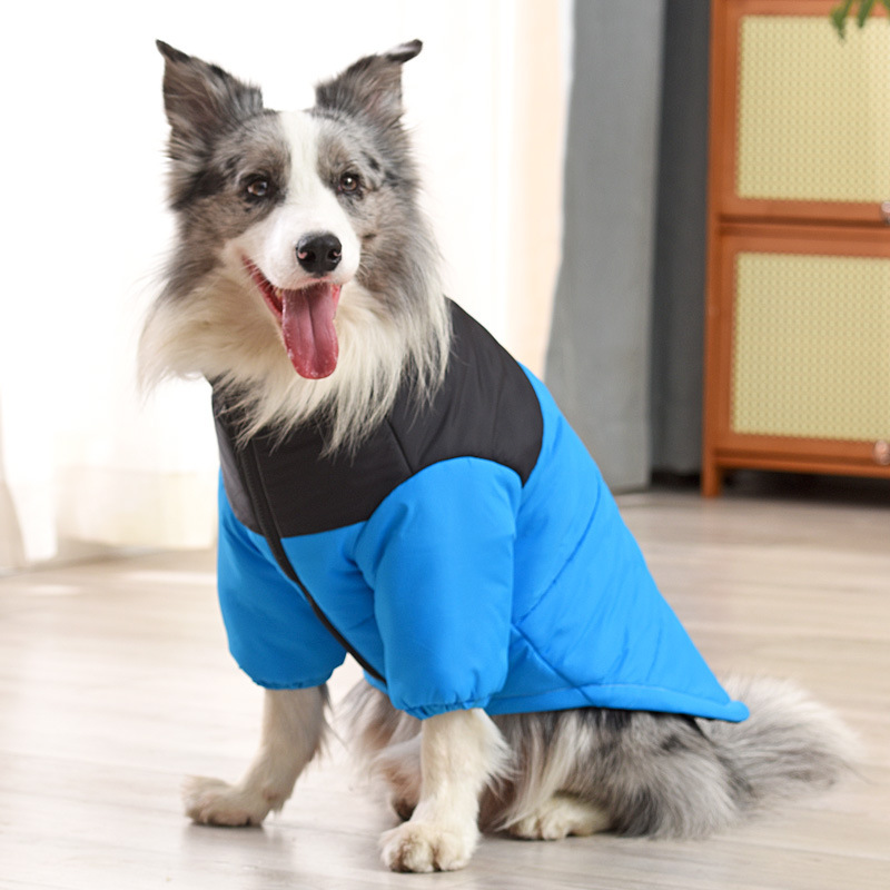 秋/冬厚く暖かい犬服フレンチブルドッグコート防風犬綿コートペットアパレル|undefined