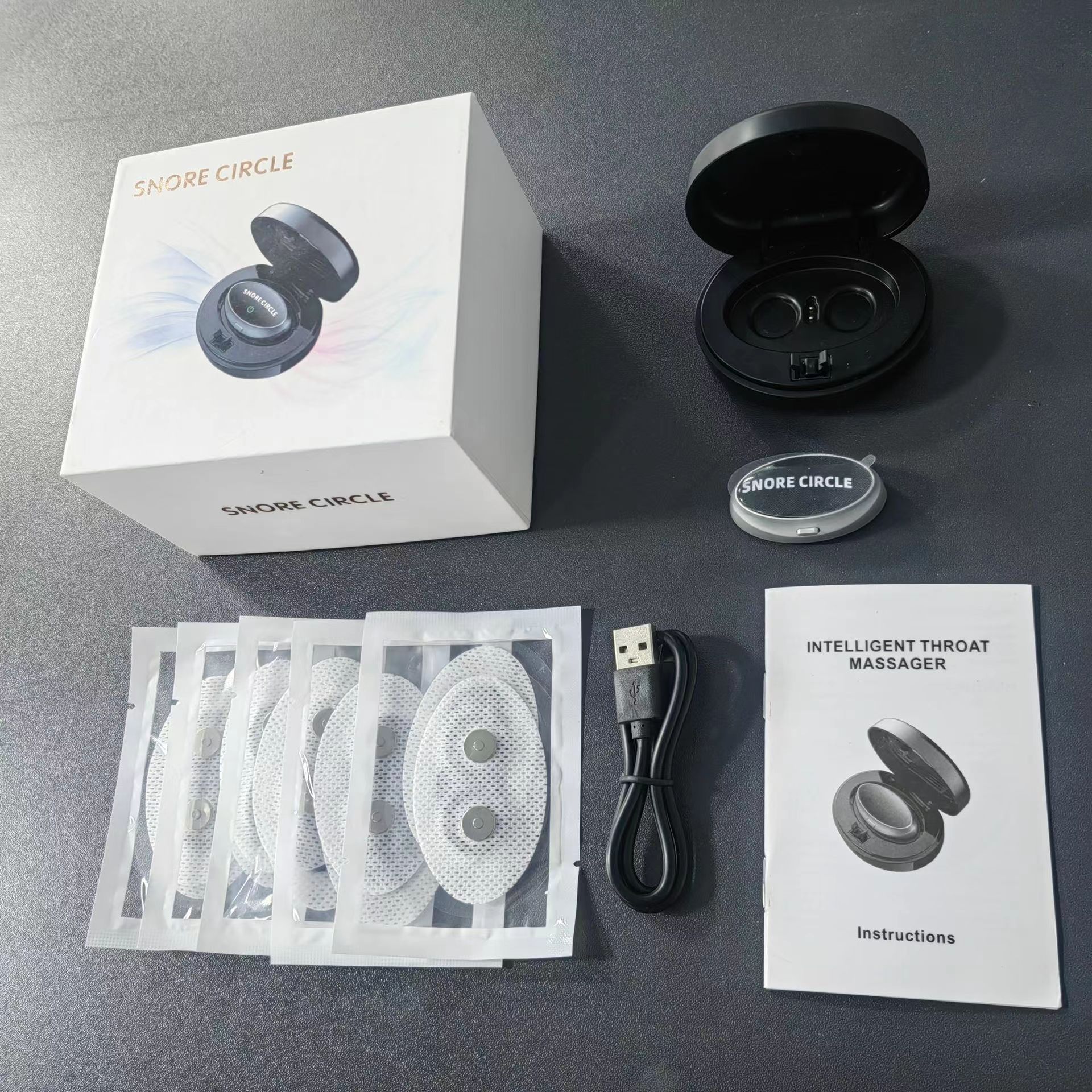New intelligent electric throat pulse anti-snoring device noise reduction mute home sleep device sleep anti-snoring artifact