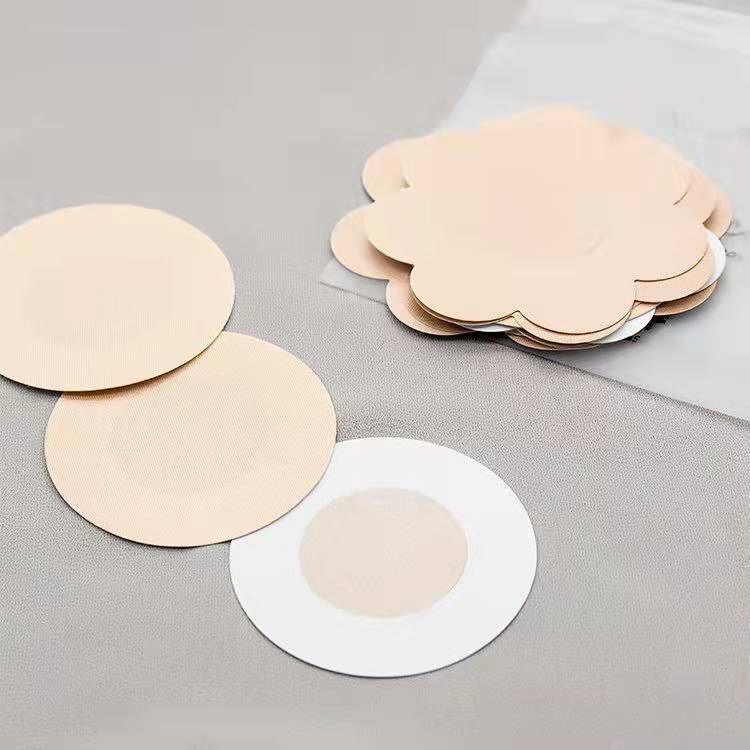 Non-woven disposable breast patch breast patch anti-bump summer invisible thin breathable anti-allergy women's pajamas dance raw