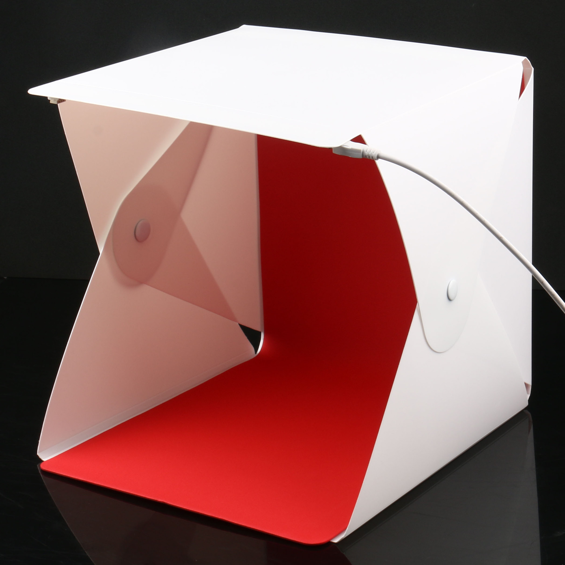20cm Small Led Light Mini Studio Soft Light Box Portable Folding Light Box Photo Props