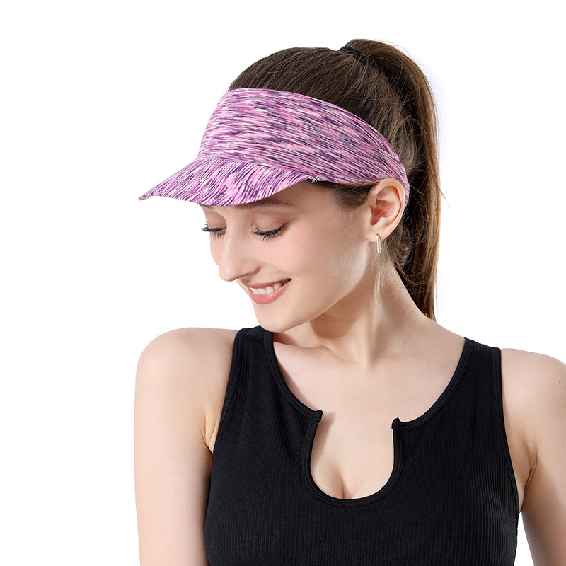 New cross-border hot-selling sunscreen running cap sports Outdoor Women's bundle sweat guide breathable portable sun hat