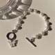 2286# butterfly pearl bracelet
