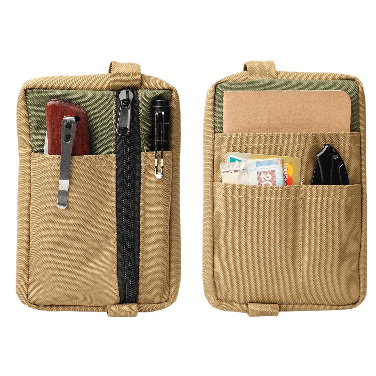 Cross-border new edc storage bag multi-functional military fan tactical bag portable coin purse card bag outdoor EDC tool kit