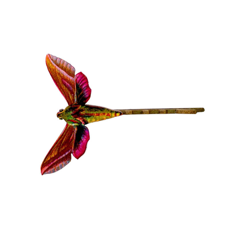 Cross-border Animal Style Wooden Craft Animal Dragonfly Butterfly Hairpin Hair Decoration Gift Hairpin