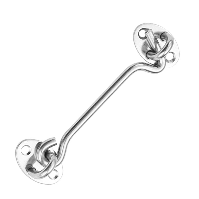 Wooden window thickened solid stainless steel hook windproof hook sliding door lengthened old-fashioned stainless steel hook window hook