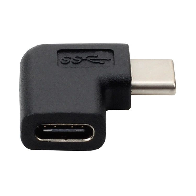 type-c male-to-female adapter USB-C extension 90 degree adapter USB3.1 90 degree side bend adapter