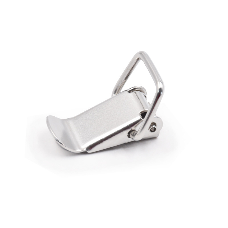 H007 luggage buckle lock wooden box universal buckle stainless steel duckbill spring buckle spring buckle toolbox