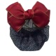 Classic gold edge-red-fine mesh