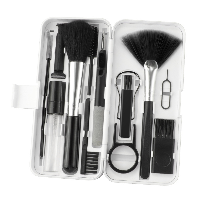 Multi-function cleaning artifact cleaning keyboard 18 in 1 set headset mobile phone computer tablet screen brush home Q10