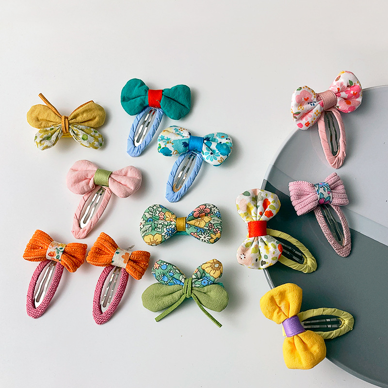 Children's Baby Girl Hairpin Cute Hair Clip Hair Bow Jewelry Kindergarten Girl Headwear Hairpin