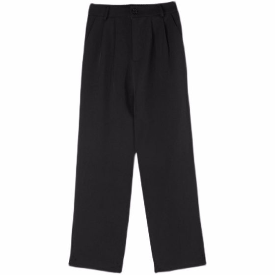 A generation of cross-border suit wide-leg pants women's high sense of high waist sagging slim casual small pants Spring