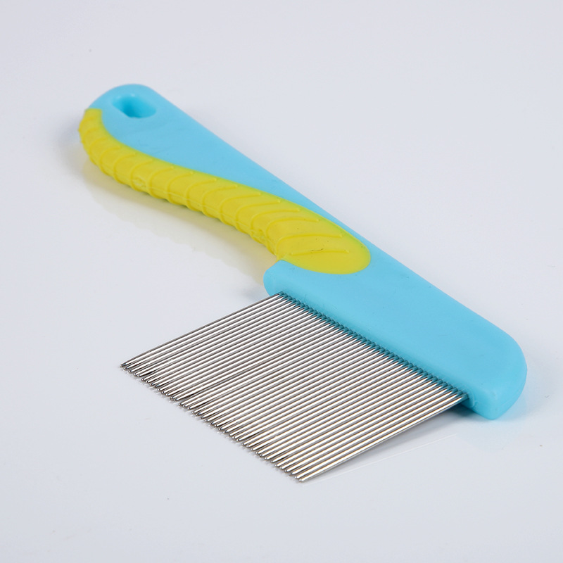 Pet Products Dog Long Handle Flea Comb Cleaning Products Long Needle Teeth Cat Dog Lice Removal Comb Pet Comb