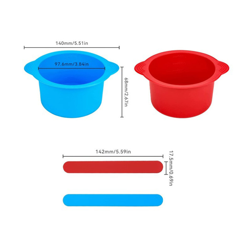 シリコーンフェイスマスクボウル脱毛溶解ワックス混合高温耐性ワックス豆ボウル美容フィルム混合ツール|undefined