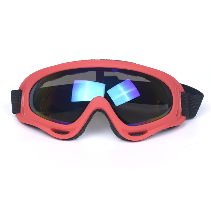 Glasses Colored frame multicolored ski glasses motorcycle goggles labor goggles Adult goggles_voghion.com