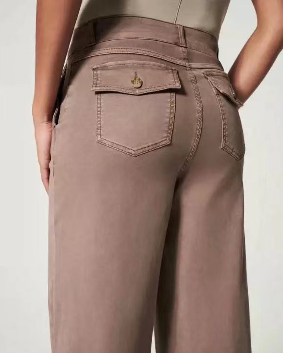 New Fashion All-match Micro-flared Pants 2023 New Slim-fit Slimming Pendant Casual Suit Pants for Women