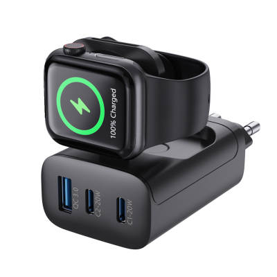 WV33 Japanese, Korean, European and American-style multi-function watch charging head suitable for Apple Samsung mobile phone charger wireless charging