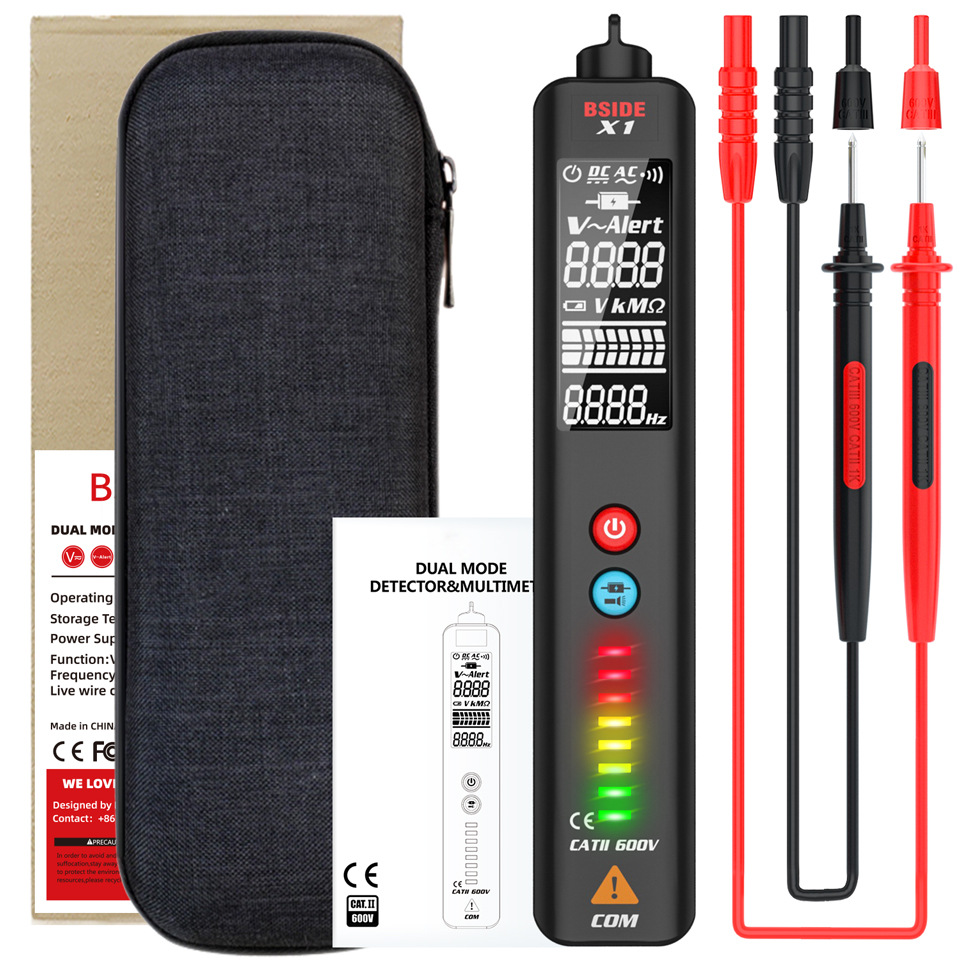 BSIDE X1A Intelligent Digital Multimeter Multimeter Electric Pen Test Electric Pen Voltage Detector