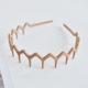 11#Khaki painted small M headband