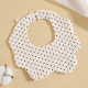 Small polka dot-petal bib