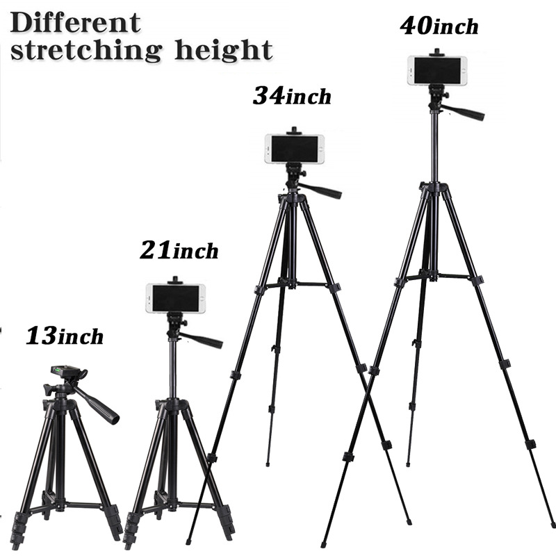 Factory spot quality aluminum alloy tripod mobile phone tripod height 1 meter camera dual-purpose gopro bracket