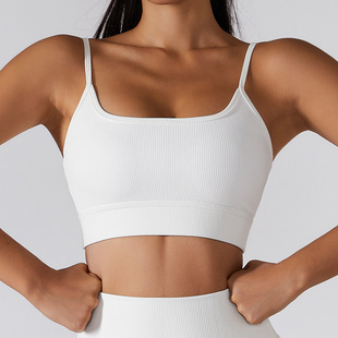 Zechuang New Style Beautiful Back Sports Underwear Threaded Yoga Bra Running Fitness Top European and American Sling Yoga Clothing Women