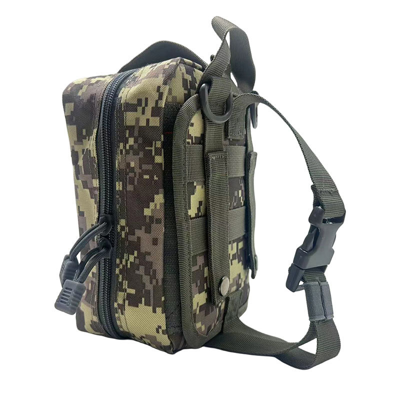 Tactical first aid bag portable emergency medical bag accessory bag molle hanging bag riding mountaineering mobile phone bag Leisure