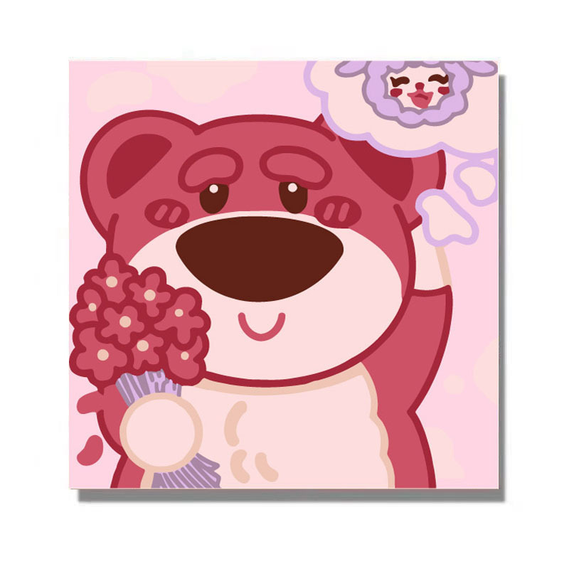 Children's diy digital oil painting cartoon watercolor handmade hand painting fill color decoration fill color oil painting wholesale