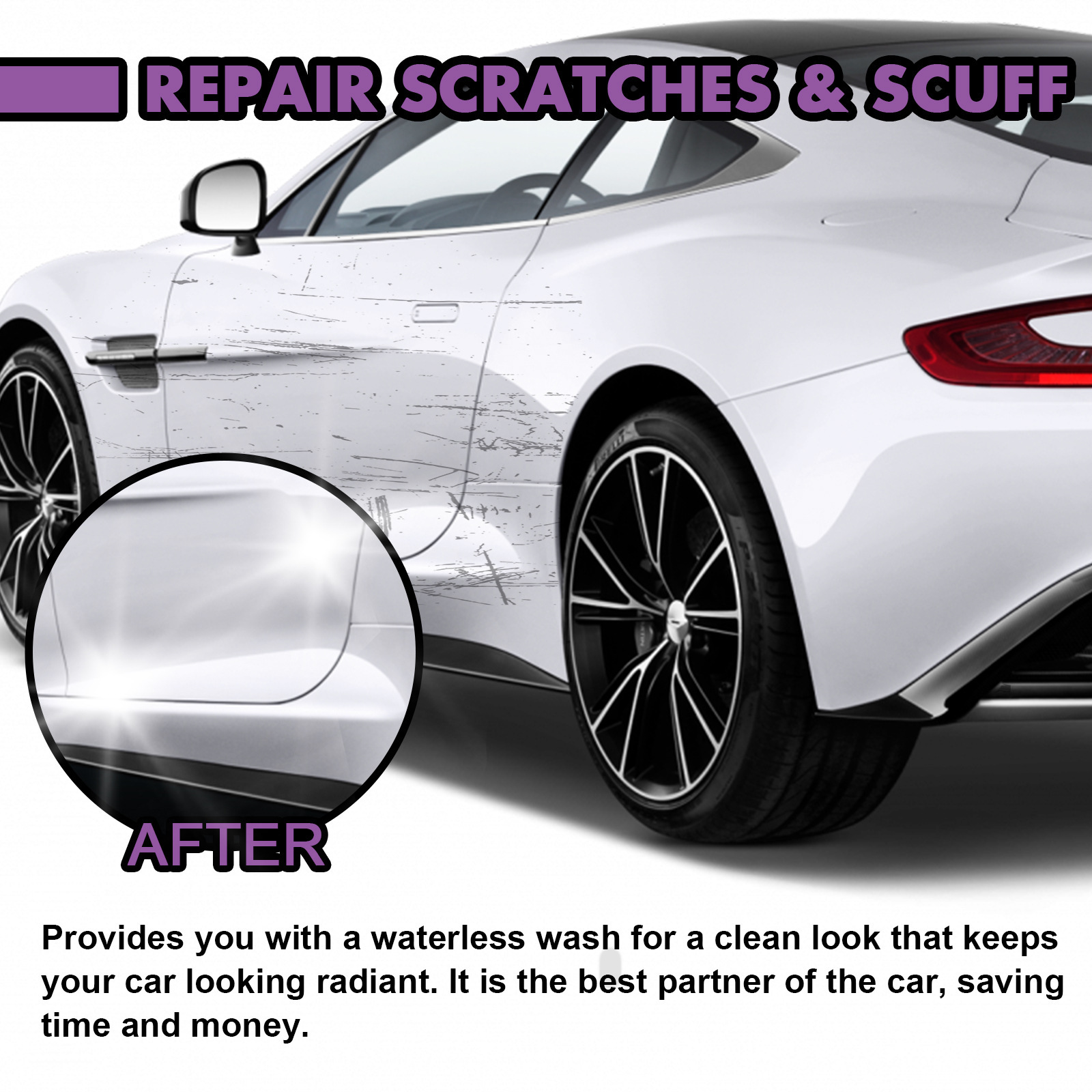 Rayhong 3 in 1 high protection fast car paint spray automatic hand paint color change clean coating spray
