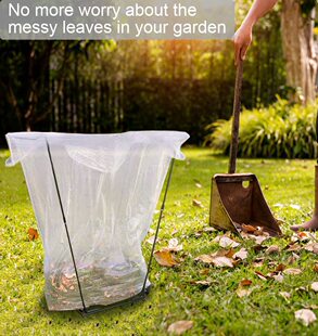 Amazon New Arrival Garden Garbage Bag Holder Metal Garbage Bag Holder Frame Camping Leaves Gardening Courtyard