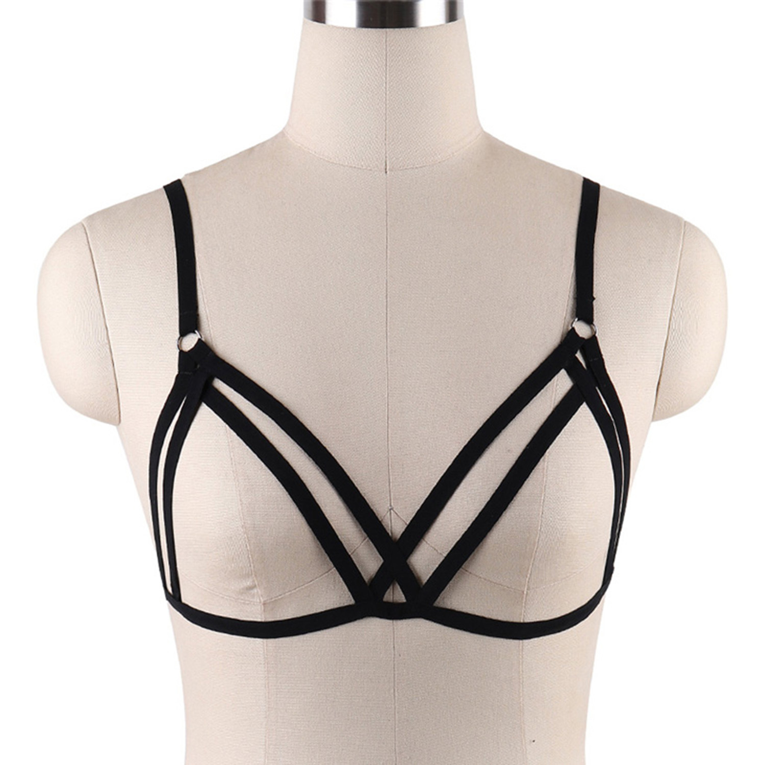 Bamboo such as clothing to figure binding foreign trade hollow fashion Cross adjustable sexy underwear S0039