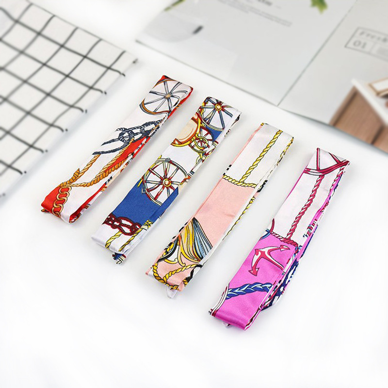 Long small scarf wholesale scarf ribbon belt tie bag bow small scarf packing box decoration accessories