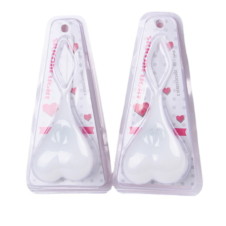 Bicycle taillight night riding mountain bike egg light riding equipment bicycle beating heart warning light love light
