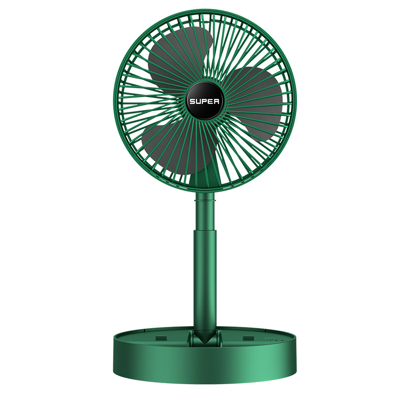 Household desktop small fan portable USB charging handheld foldable fan dormitory silent factory direct supply
