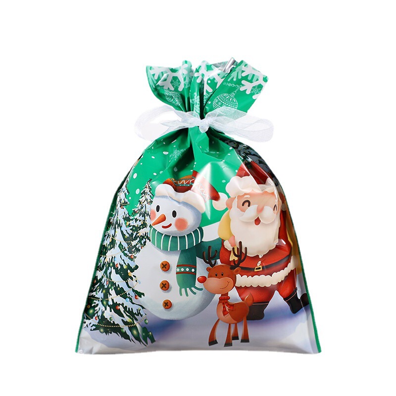国境を越えたアマゾンスポットクリスマスプレゼント束口包装袋クリスマスプレゼント袋クリスマス装飾キャンディー袋|undefined