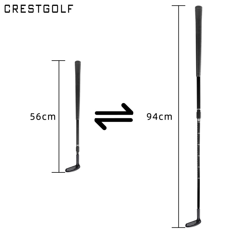 ゴルフ拡張可能な亜鉛合金両面カッティングロッドプッシュロッドサンドピットシャベル格納式ゴルフアウトドアスポーツ|undefined