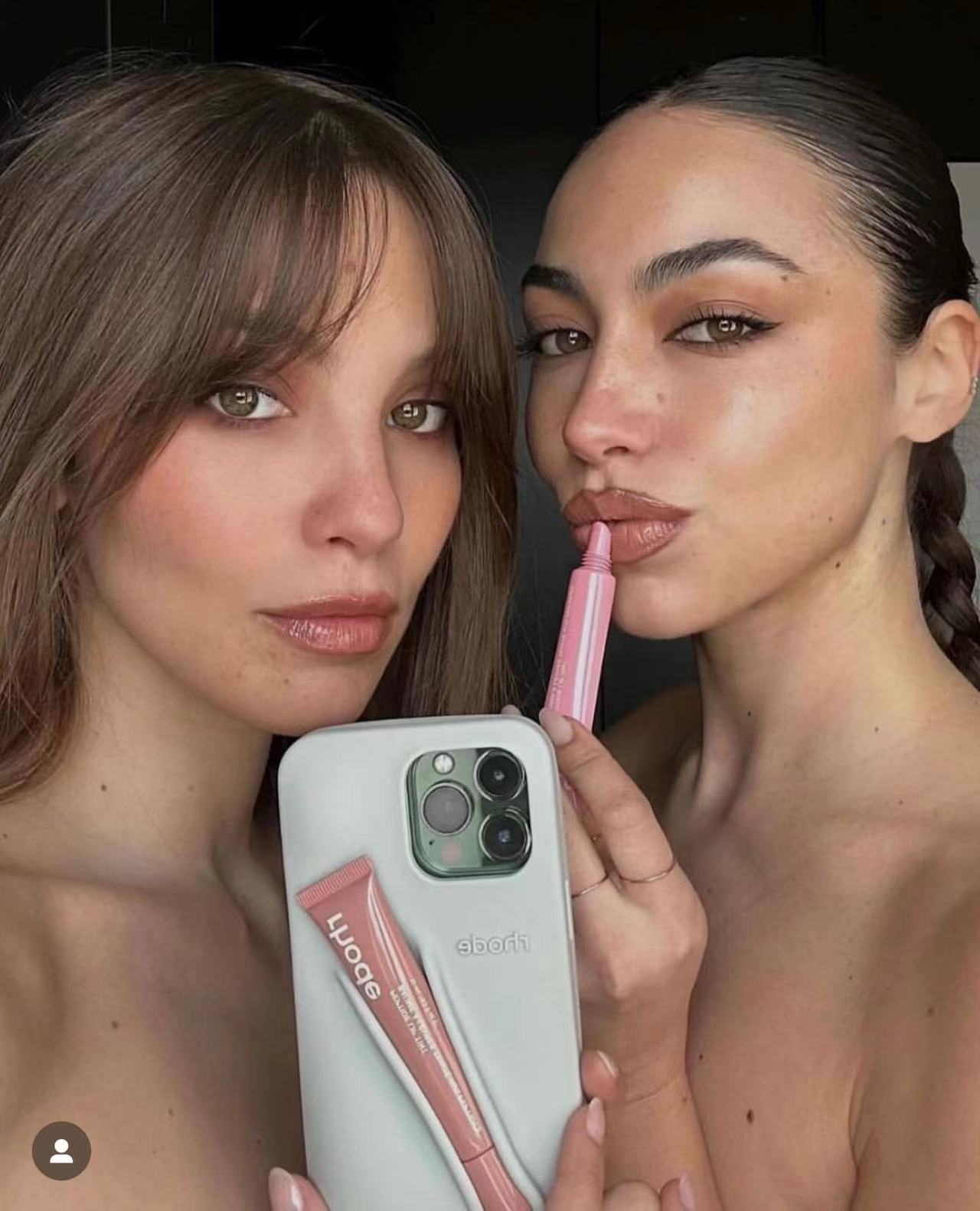 Waterlight Doodle Lip Mirror Lip Glaze Lip Oil Moisturizing Glas Lip Oil Cross Border Telefonetui Lip Glaze Cross Border FAFAMO_voghion.com