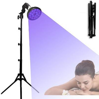 Floor stand 54W beauty black light PAR38 blue light violet light E27 red clip physiotherapy lamp 660nm850nm