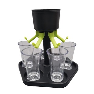 Amazon hexagonal wine separator 6Shot Glass Dispenser and Holder party fair pouring wine