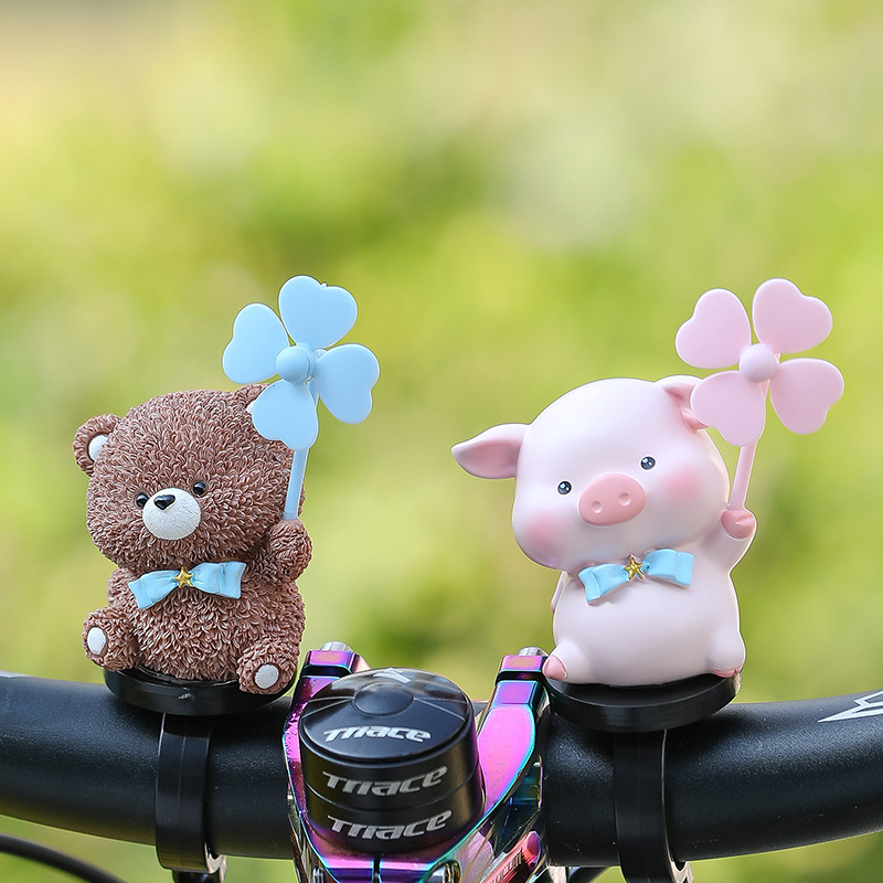 Electric car ornaments summer motorcycle decorations car supplies advanced sense bicycle new battery car decoration